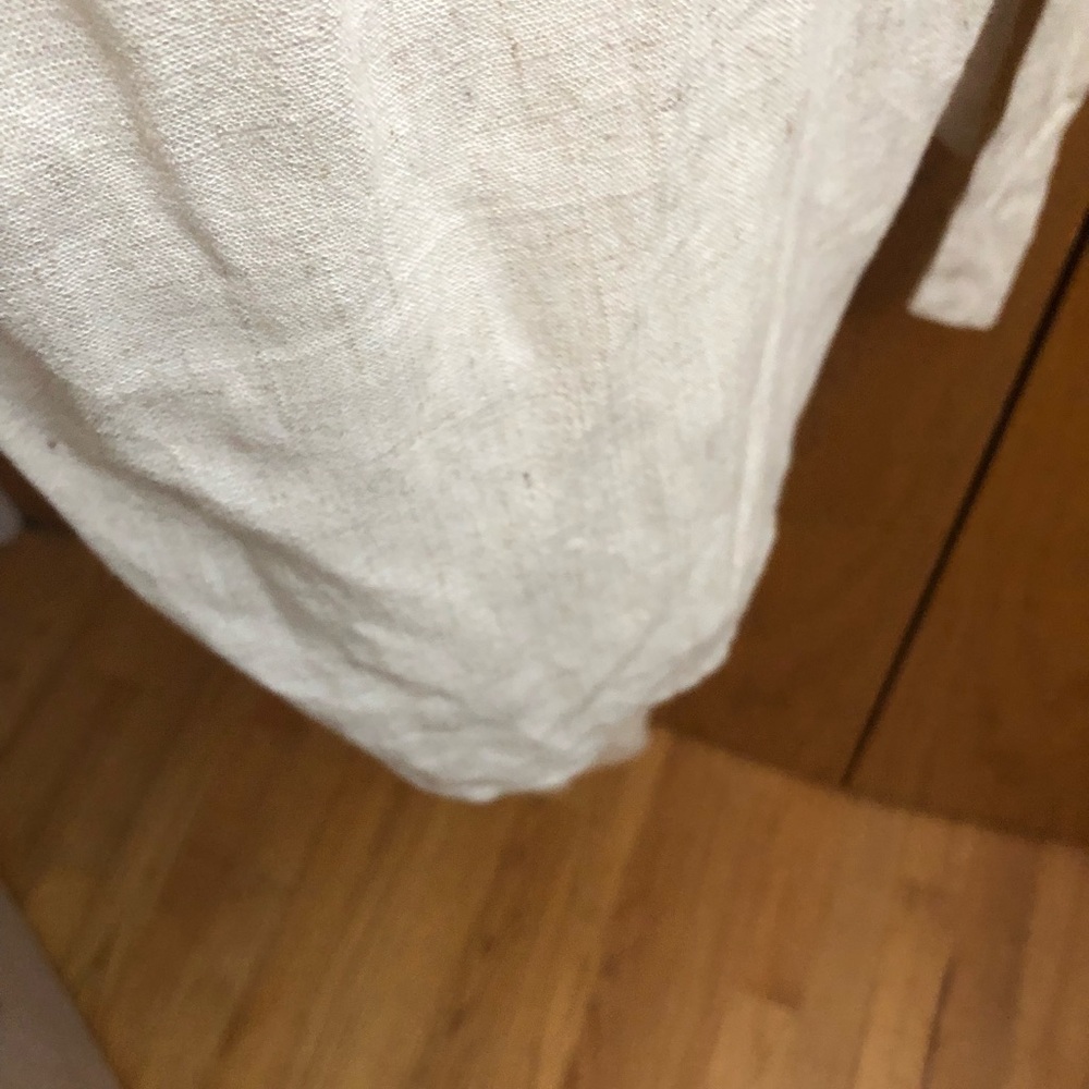 🆕Shasta Linen Lace Bodice Wide-Leg Cream Jumpsuit - Picture 12 of 13